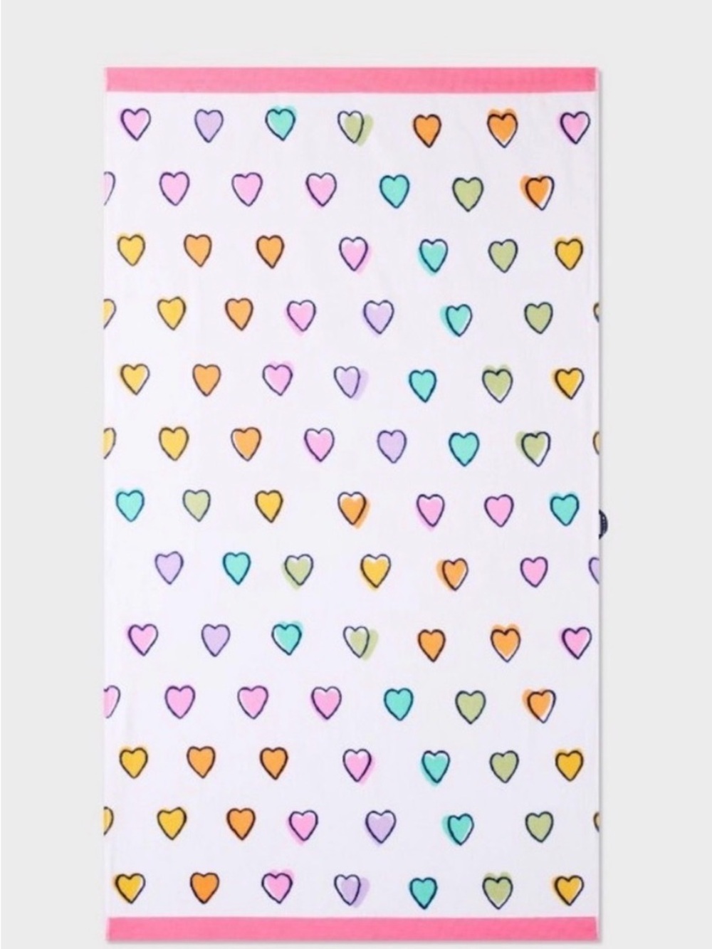 Disco Hearts Roller Rabbit x Target Heart Print Beach Towel